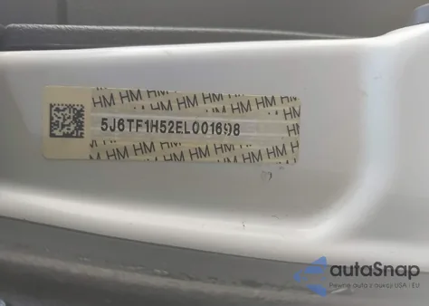 2014 Honda Crosstour Ex-L V6 z USA, uszkodzony, nr VIN 5J6TF1H52EL001698